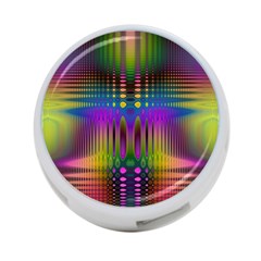 Abstract Psychedelic Pattern 4-port Usb Hub (one Side) by SpinnyChairDesigns