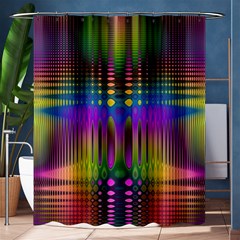 Abstract Psychedelic Pattern Shower Curtain 60  X 72  (medium)  by SpinnyChairDesigns