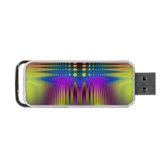 Abstract Psychedelic Pattern Portable Usb Flash (two Sides) by SpinnyChairDesigns