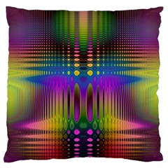 Abstract Psychedelic Pattern Standard Flano Cushion Case (two Sides) by SpinnyChairDesigns