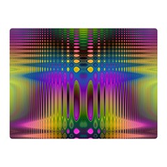 Abstract Psychedelic Pattern Double Sided Flano Blanket (mini)  by SpinnyChairDesigns