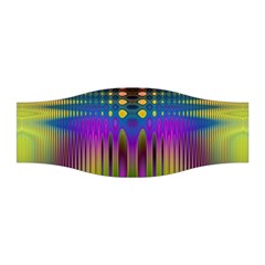 Abstract Psychedelic Pattern Stretchable Headband by SpinnyChairDesigns