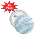 Light Blue Feathered Texture 1.75  Buttons (10 pack) Front