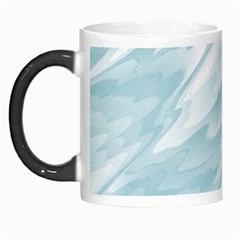 Light Blue Feathered Texture Morph Mugs by SpinnyChairDesigns