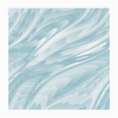 Light Blue Feathered Texture Medium Glasses Cloth (2 Sides) by SpinnyChairDesigns