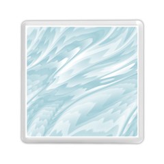 Light Blue Feathered Texture Memory Card Reader (square) by SpinnyChairDesigns