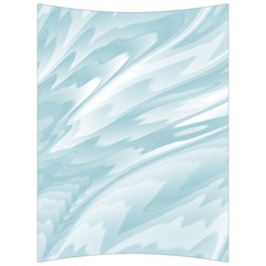 Light Blue Feathered Texture Back Support Cushion by SpinnyChairDesigns