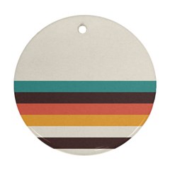 Classic Retro Stripes Ornament (round) by tmsartbazaar