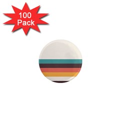 Classic Retro Stripes 1  Mini Magnets (100 Pack)  by tmsartbazaar