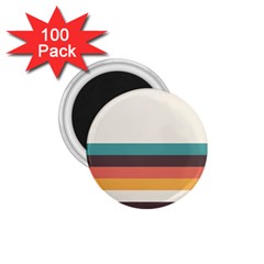 Classic Retro Stripes 1 75  Magnets (100 Pack)  by tmsartbazaar