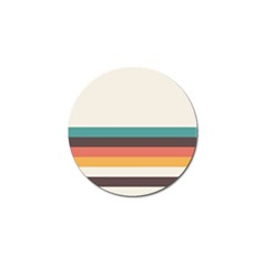 Classic Retro Stripes Golf Ball Marker by tmsartbazaar