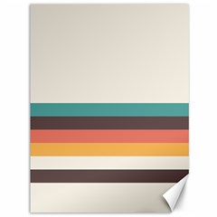 Classic Retro Stripes Canvas 36  X 48  by tmsartbazaar