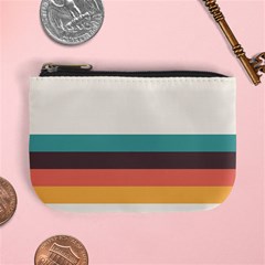 Classic Retro Stripes Mini Coin Purse by tmsartbazaar