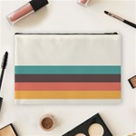 Classic Retro Stripes Cosmetic Bag (Large) Back