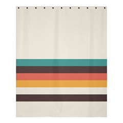 Classic Retro Stripes Shower Curtain 60  X 72  (medium)  by tmsartbazaar