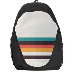 Classic Retro Stripes Backpack Bag by tmsartbazaar