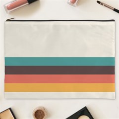 Classic Retro Stripes Cosmetic Bag (xxxl) by tmsartbazaar