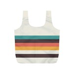 Classic Retro Stripes Full Print Recycle Bag (S) Back