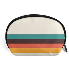 Classic Retro Stripes Accessory Pouch (large) by tmsartbazaar