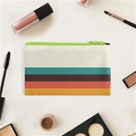 Classic Retro Stripes Cosmetic Bag (XS) Back