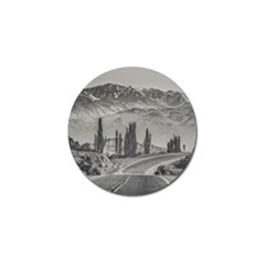 Deserted Landscape Highway, San Juan Province, Argentina Golf Ball Marker (4 Pack) by dflcprintsclothing