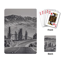 Deserted Landscape Highway, San Juan Province, Argentina Playing Cards Single Design (rectangle) by dflcprintsclothing