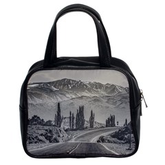 Deserted Landscape Highway, San Juan Province, Argentina Classic Handbag (two Sides) by dflcprintsclothing