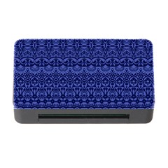 Boho Navy Blue  Memory Card Reader With Cf by SpinnyChairDesigns