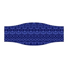 Boho Navy Blue  Stretchable Headband by SpinnyChairDesigns