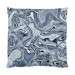 Faded Blue Abstract Art Standard Cushion Case (two Sides) by SpinnyChairDesigns