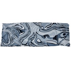 Faded Blue Abstract Art Body Pillow Case Dakimakura (two Sides) by SpinnyChairDesigns