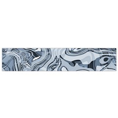 Faded Blue Abstract Art Small Flano Scarf by SpinnyChairDesigns