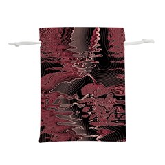 Red Black Abstract Art Lightweight Drawstring Pouch (s) by SpinnyChairDesigns