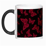 Red and Black Butterflies Morph Mugs Left