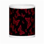 Red and Black Butterflies Morph Mugs Center