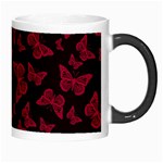 Red and Black Butterflies Morph Mugs Right