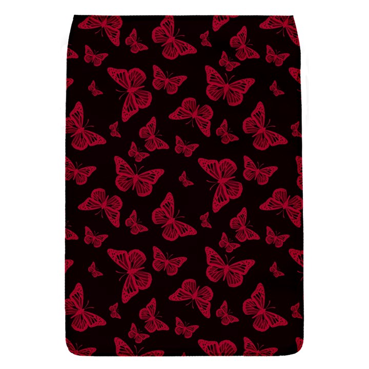 Red and Black Butterflies Removable Flap Cover (S)