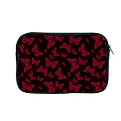 Red And Black Butterflies Apple Macbook Pro 13  Zipper Case by SpinnyChairDesigns