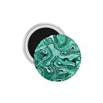 Biscay Green Swirls 1.75  Magnets Front