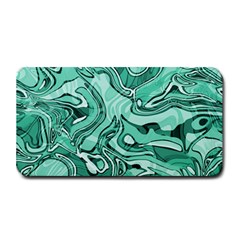 Biscay Green Swirls Medium Bar Mats by SpinnyChairDesigns