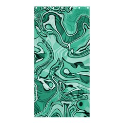 Biscay Green Swirls Shower Curtain 36  X 72  (stall)  by SpinnyChairDesigns