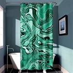 Biscay Green Swirls Shower Curtain 36  x 72  (Stall)  Curtain(36 X72 ) - 33.26 x66.24  Curtain(36 X72 )