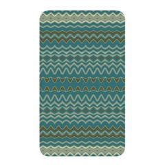 Boho Teal Green Stripes Memory Card Reader (rectangular) by SpinnyChairDesigns