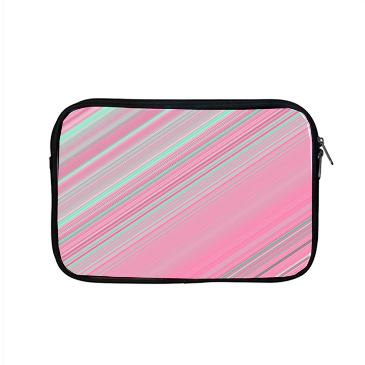 Turquoise and Pink Striped Apple MacBook Pro 15  Zipper Case