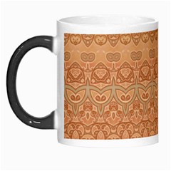 Boho Fancy Peach  Morph Mugs by SpinnyChairDesigns