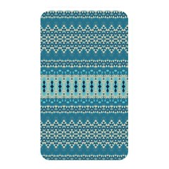 Boho Blue Teal Striped Memory Card Reader (rectangular) by SpinnyChairDesigns