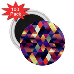 Colorful Geometric  2 25  Magnets (100 Pack)  by SpinnyChairDesigns