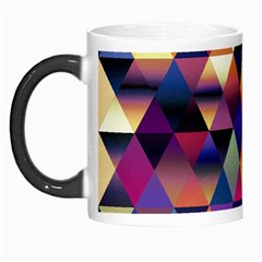 Colorful Geometric  Morph Mugs by SpinnyChairDesigns