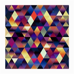 Colorful Geometric  Medium Glasses Cloth (2 Sides) by SpinnyChairDesigns