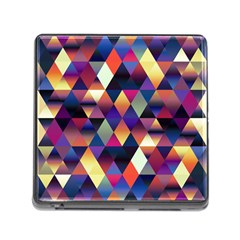 Colorful Geometric  Memory Card Reader (square 5 Slot) by SpinnyChairDesigns